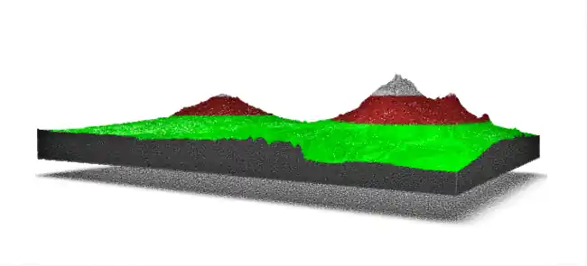 3D model preview of Mount Kenya