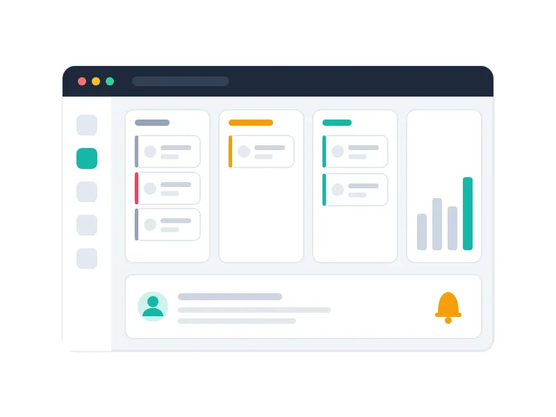 Interactive CRM system demo