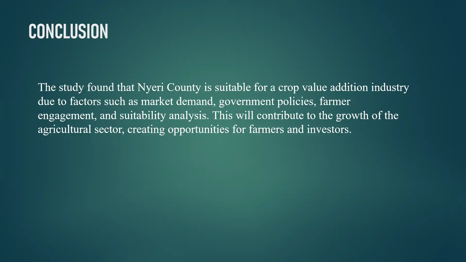 DRSRS site suitability project — slide 20 of 23