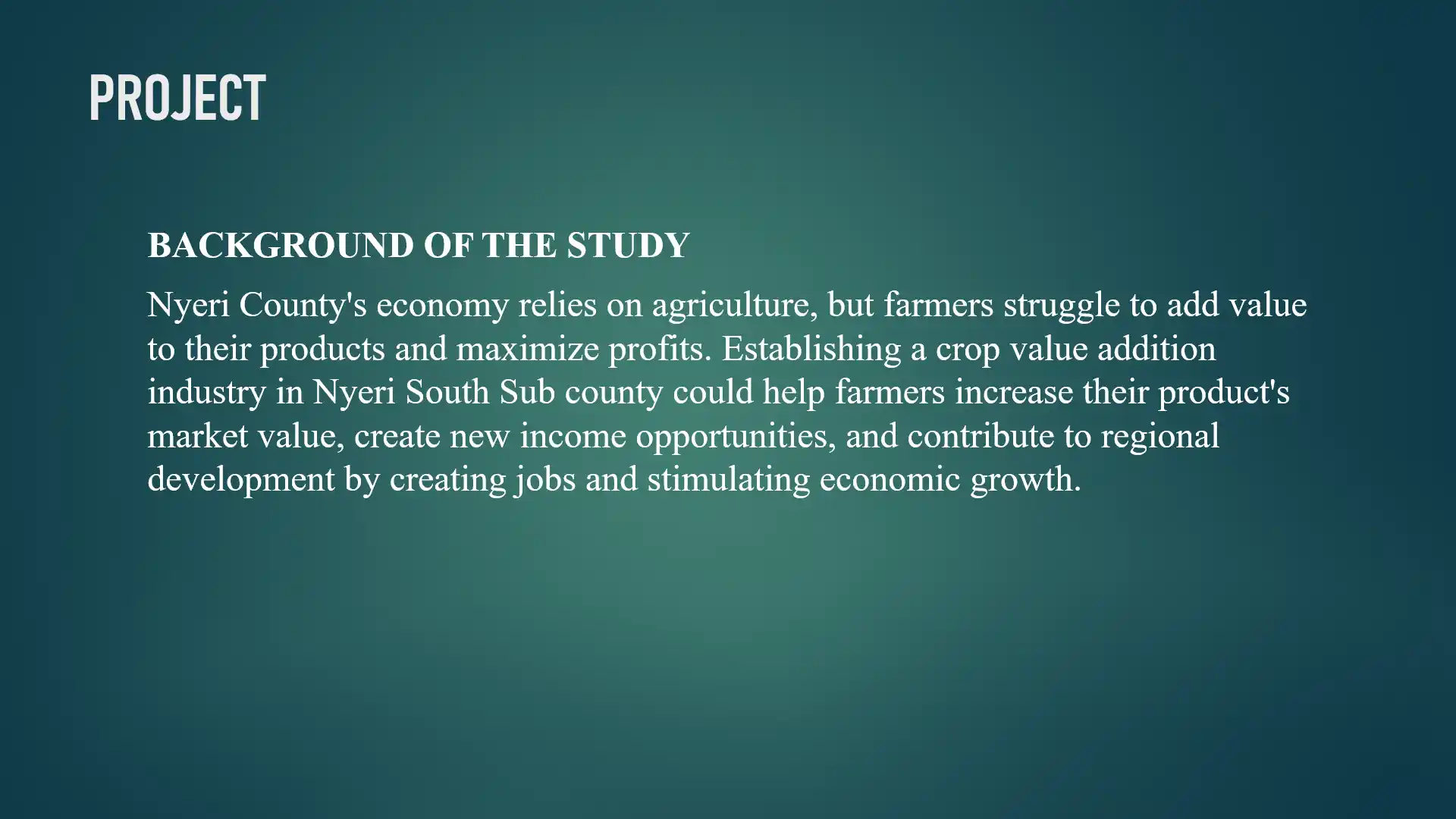 DRSRS site suitability project — slide 3 of 23